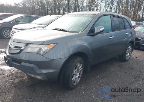 2008 Acura Mdx Technology Package z USA, uszkodzony, nr VIN 2HNYD28498H520094